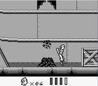 une photo d'Ã©cran de Tintin - Le Temple du Soleil sur Nintendo Game Boy